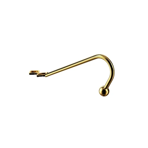 3867 LOCKINK Golden Adjustable Anal Hook AllNight Set 0703